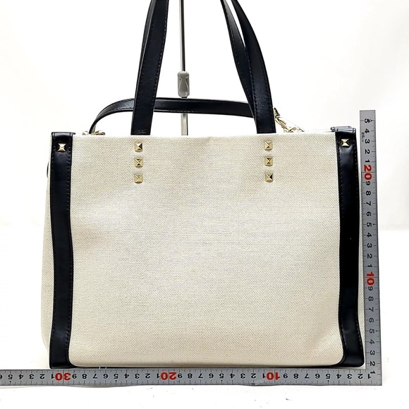 Valentino VLTN Print Canvas Tote - Picture 4 of 13